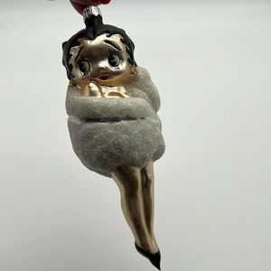 Vintage Betty Boop Christmas tree ornament. OMG.